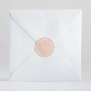 Stickers naissance Couronne Vegetale*Faire-part Elégant Best