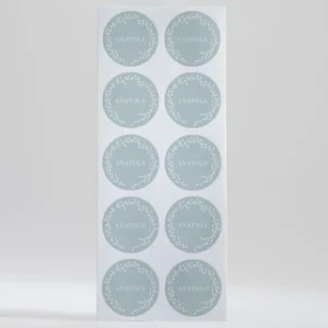 Stickers naissance Couronne Vegetale*Faire-part Elégant Best