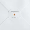 Stickers naissance Elegante etoile*Faire-part Elégant Outlet