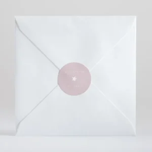 Stickers naissance Elegante etoile*Faire-part Elégant Outlet