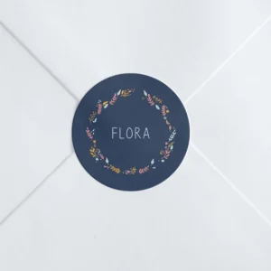 Stickers naissance Flower*Faire-part Elégant Clearance