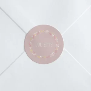 Stickers naissance Flower*Faire-part Elégant Clearance