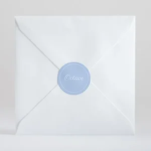 Stickers naissance Lisere prenom*Faire-part Elégant Online