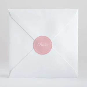 Stickers naissance Lisere prenom*Faire-part Elégant Online