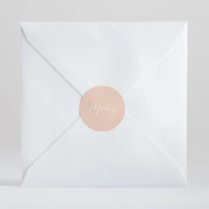 Stickers naissance Merci*Faire-part Elégant Best