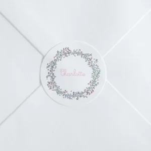 Stickers naissance Ronde de bonheur*Faire-part Elégant Fashion
