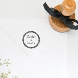 Tampon mariage Chaine raffinee*Faire-part Elégant New