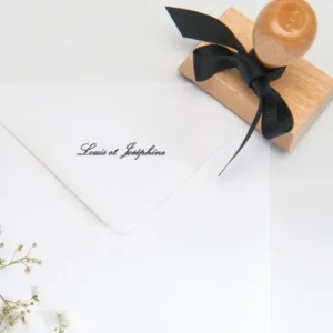 Tampon mariage Classique*Faire-part Elégant Outlet