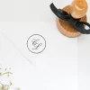 Tampon mariage Medaillon elegant*Faire-part Elégant New