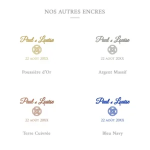 Tampon mariage Uni et chic*Faire-part Elégant Clearance