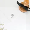 Tampon naissance Monogramme*Faire-part Elégant Best
